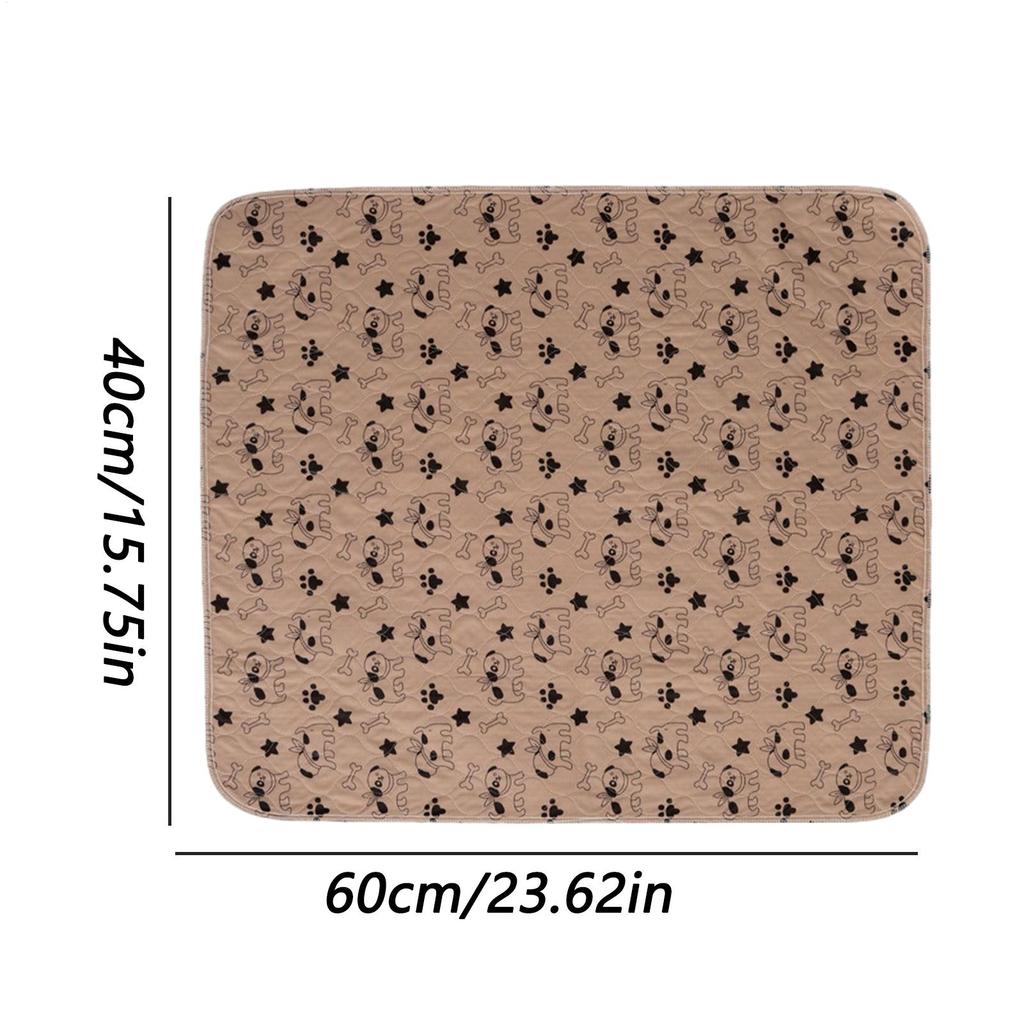Dog Pee Pads Washable Reusable Mat Reusable Puppy Pet Training Pads For Care Daily Travel Indoor Hygiene Home Beds Toileting