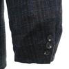Pierre Cardin wool check Long sleeve tailored jacket Dark gray Men's Used