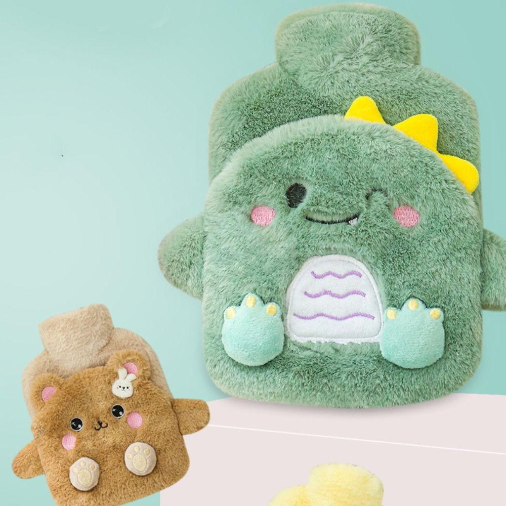 Removable Cartoon Warm Water Bag Cute Hand Warmers Warming Products Water-filling Bottle Belly