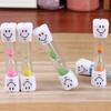Creative Cartoon Children Brush Teeth Multicolor 3 Minute Hourglass Sand Glass Clock Smiley Timer Small Gift