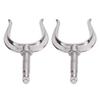 2PCS Boat Row Lock Heavy Duty Universal Fit 1 2in Shaft 316 Stainless Steel Oarlock for Marine Water Raft Kayak