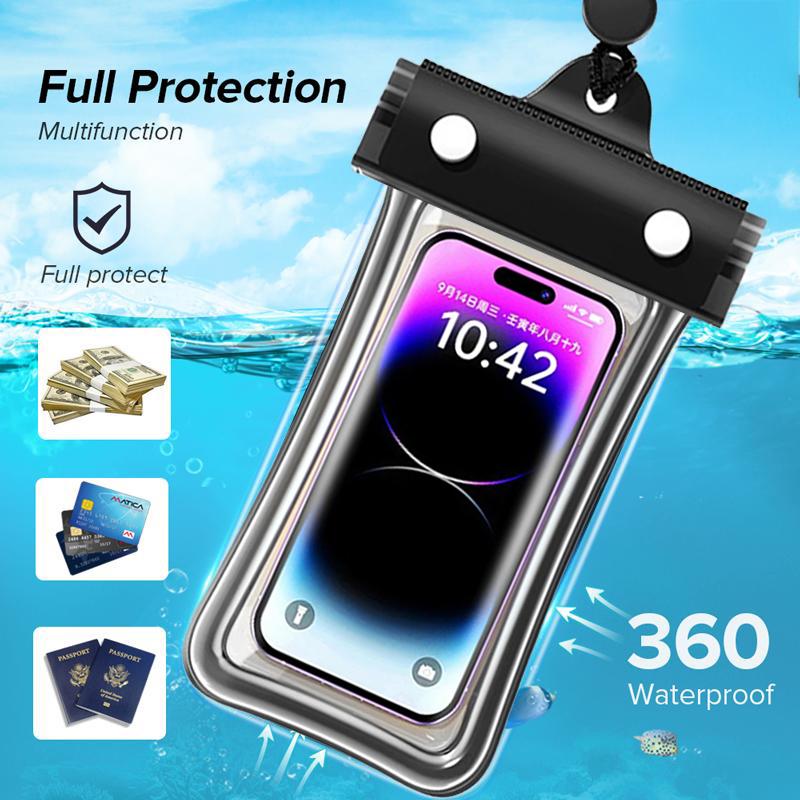 IPX8 PVC Universal Waterproof Phone Case Water Proof Bag Mobile Cover For iPhone 14 Pro Max 12 11 8 Huawei Xiaomi Redmi Samsung