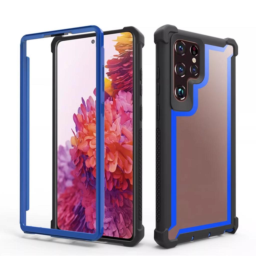 Applicable To Samsung S24ultra 2-in-1 Space Case All-inclusive Anti-drop Mobile Phone Case S23U Soft Edge Protective Case
