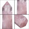 for crystal Stone Decoration Meditation Natural for crystal Quartz for crystal Point for crystal Stone 70-80mm Hexagonal