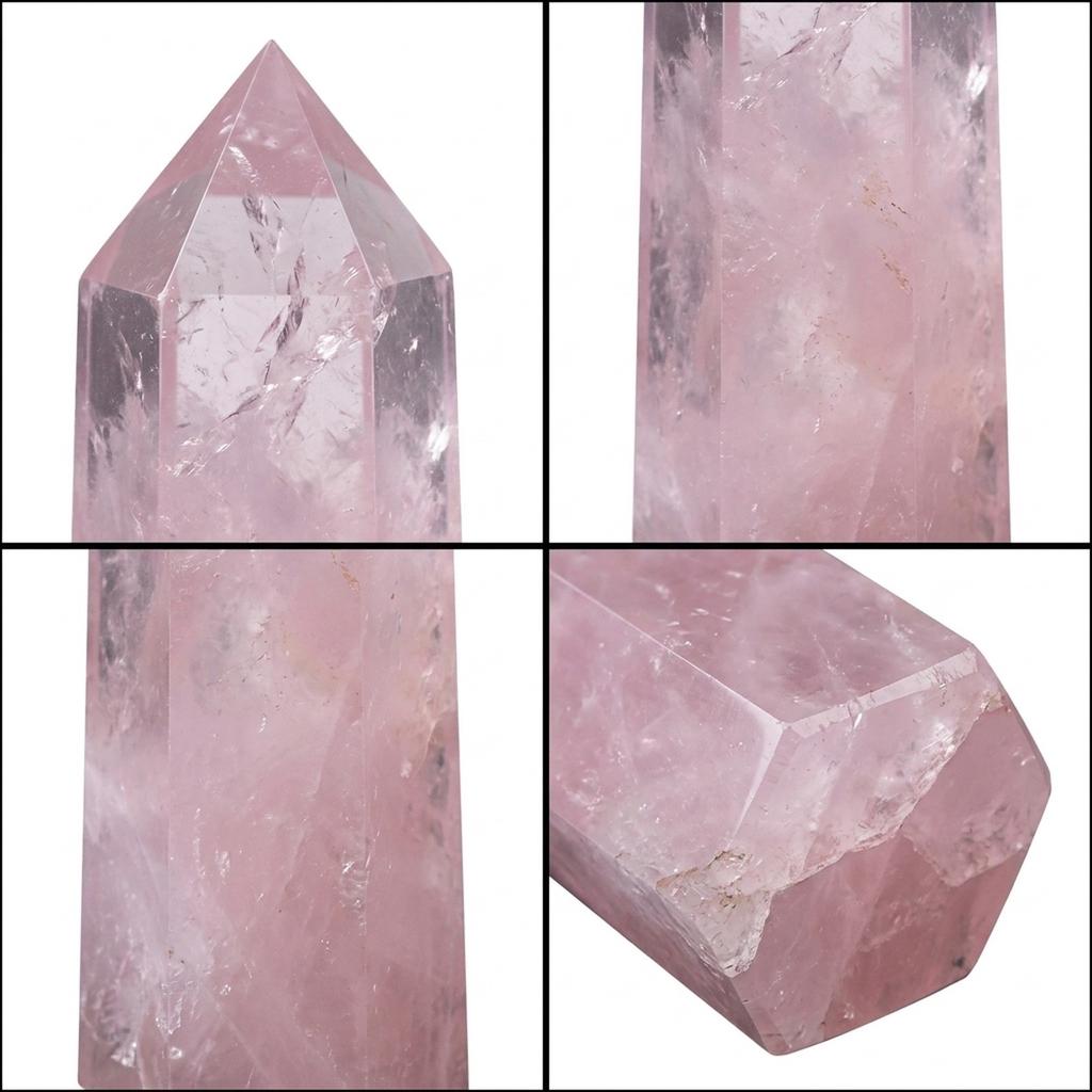 for crystal Stone Decoration Meditation Natural for crystal Quartz for crystal Point for crystal Stone 70-80mm Hexagonal