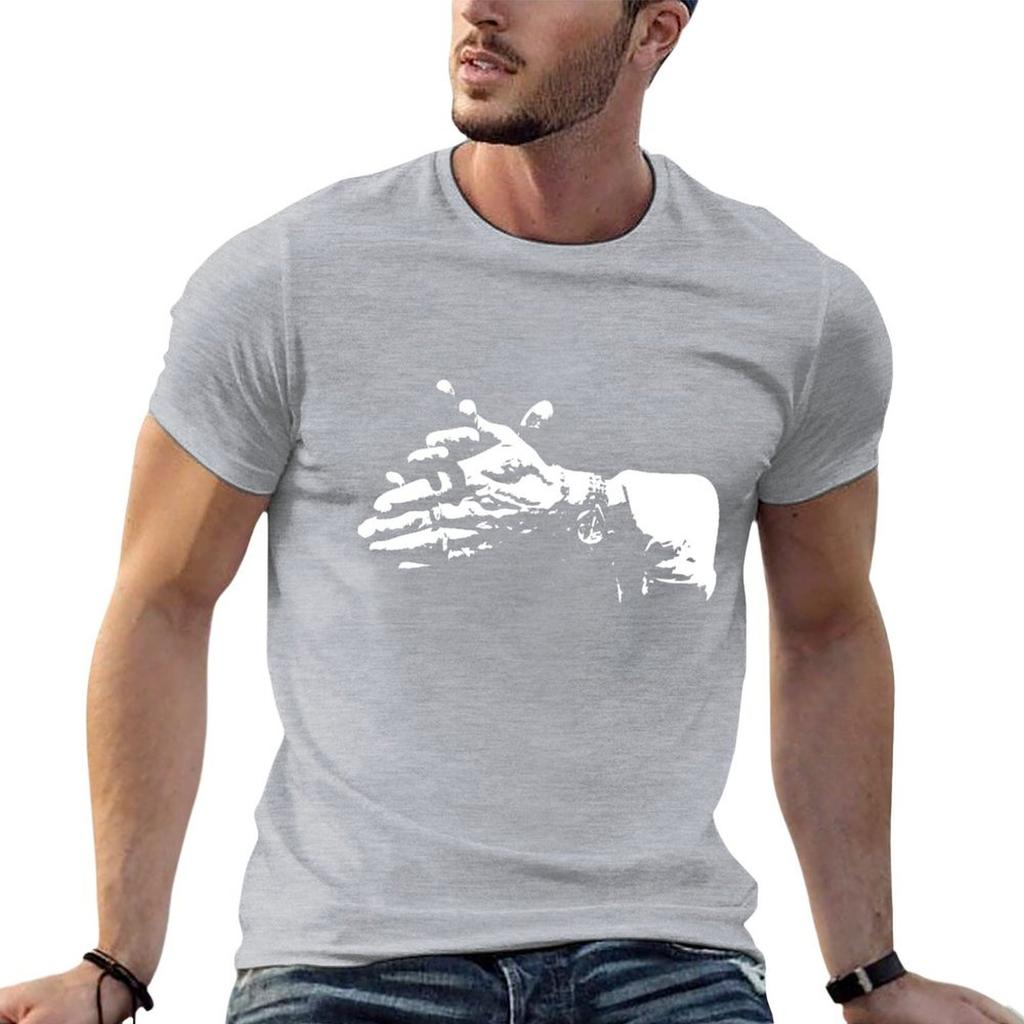 Palmas Flamenco Hands T-Shirt Blacks Kawaii Clothes Summer Tops Graphics T Shirts for Men Cotton