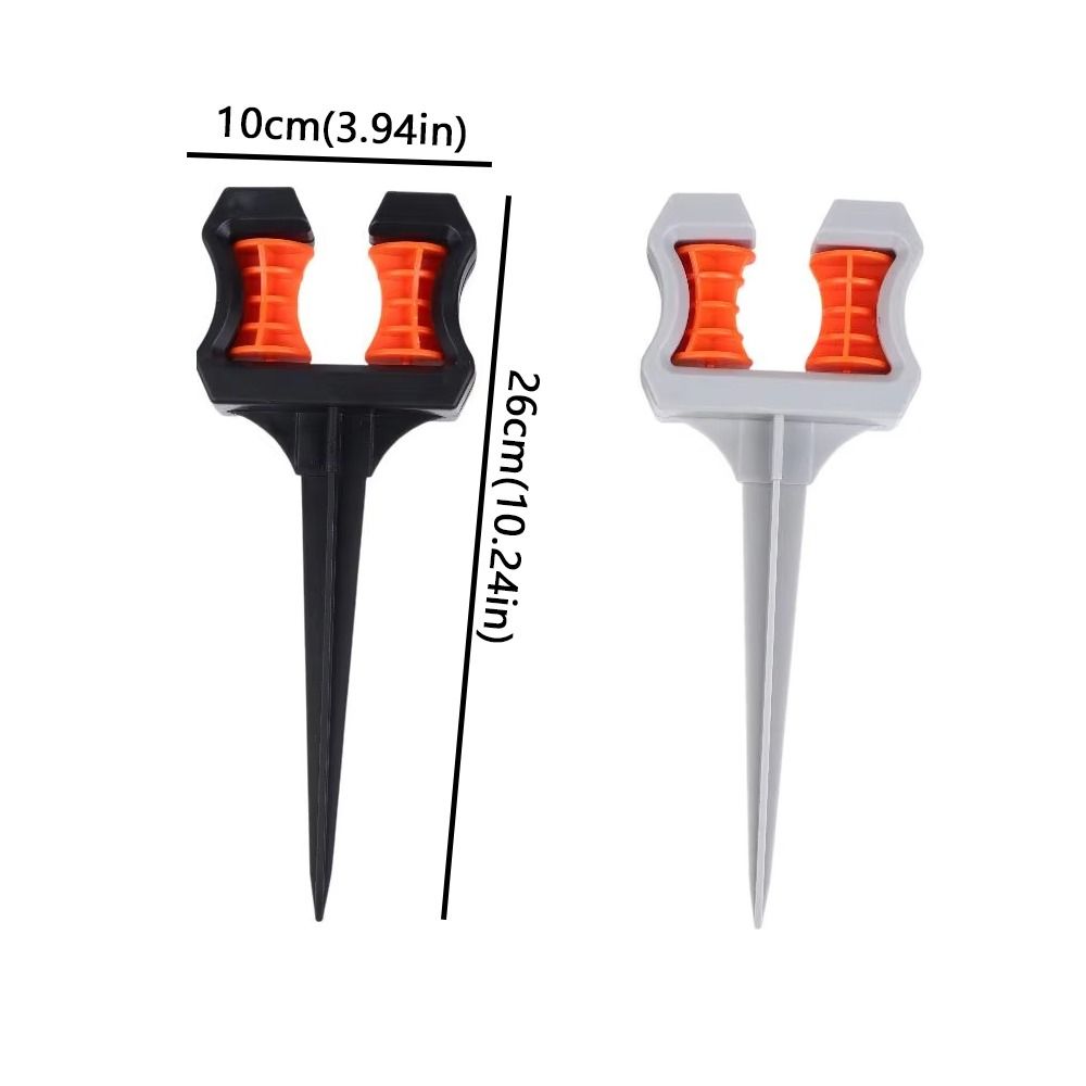 2Pcs Anti-Kink Garden Hose Guide Stake Ground Spike Lawn Hose Holder  Outdoor Garden