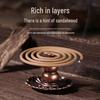 Zhanlixing Sandalwood Incense Coils with Burner