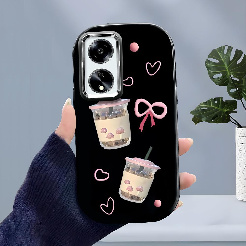 Solid Color Silver Edge Lens Soft Liquid Silicone Shockproof Phone Case for iPhone Samsung Huawei Honor Xiaomi Redmi OPPO Realme Vivo Infinix Tecno