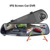 1080P Full HD Car Camera Rearview Mirror Dash DVR Cam Backup Camera Night Vision Front and Rear Dual Lens Video Recorder Reversing Car  Video Recorder