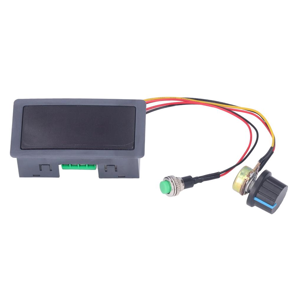 DC Motor Speed Controller Digital Display PWM Stepless Speeds Control Switch with 0.56in LED