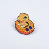 Cartoon Digimon Anime Brooch: Cute Elf Backpack Badge & Versatile Alloy Medal