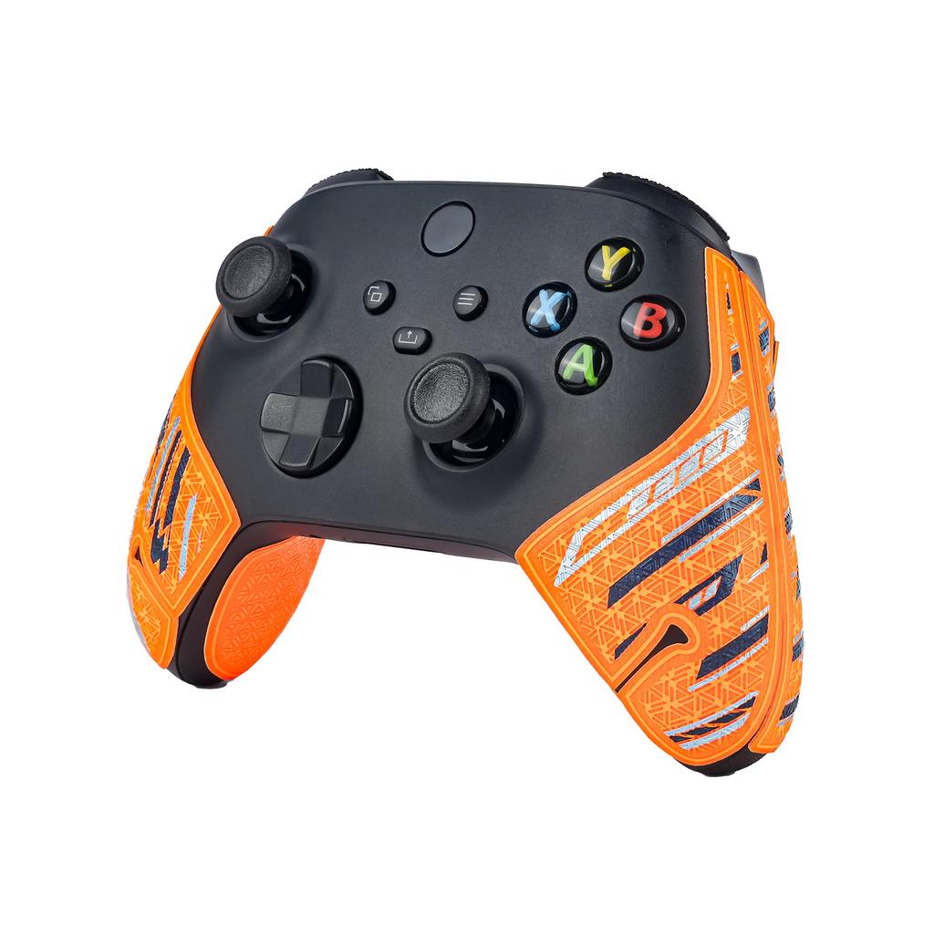 Shadow Boolt Controller Grips Enhance Your Gaming Experience Sweat Wicking Grip Tape for XSX XSS Controllers Silver Multi-Textured Pre-Cut & (Orange &