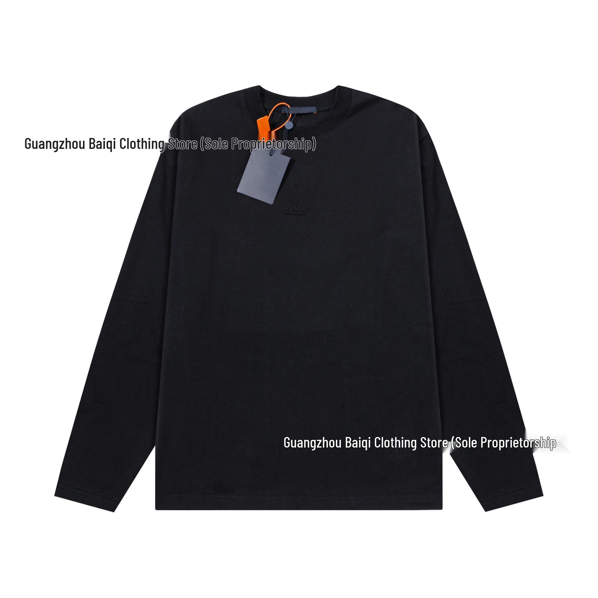 Trendy Unisex Heavyweight Logo Hoodie - High Gram Weight, Versatile Round Neck X-Large