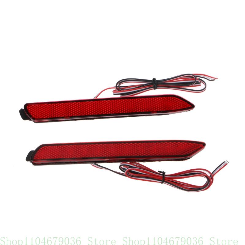 2Pcs Rear Fog Light Brake Light Warning Lamp Rear Bumper Bar Fog Light for Camry for Innova for Lexus