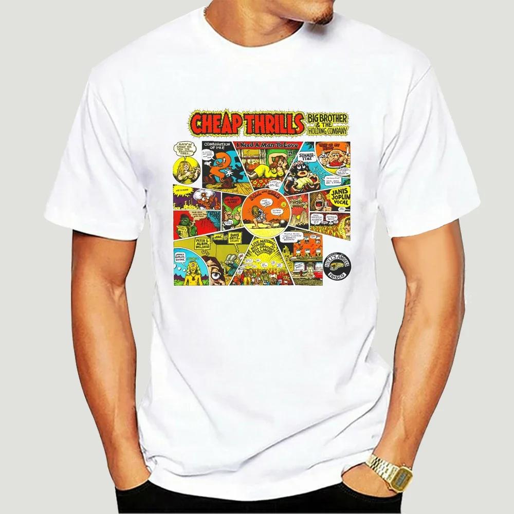 JANIS JOPLIN Cheap Thrills T-Shirt (Black) S-5XLHipster O-Neck Cool Tops 5766X