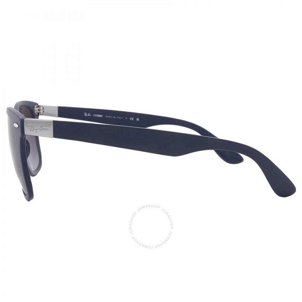Ray Ban Wayfarer Liteforce Grey Gradient Square Unisex Sunglasses Rb4195 63318g 52