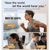 1PACK ear clip type earplug wireless Bluetooth headset IPX5 waterproof grade, suitable for sports running and comfortable lightweight small headset