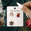 Christmas brooch Christmas hat gift Alloy snowflake decoration Elk delicate brooch Christmas ornament badge