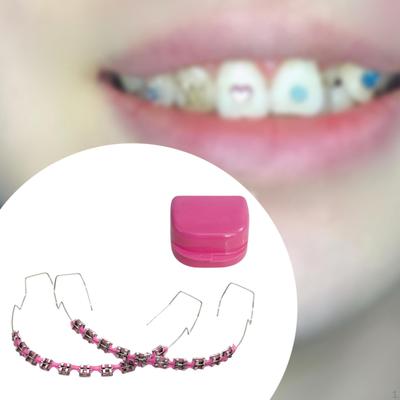 Temporary Tooth Decoration with Storage Box Metal Wires for Adults Kids
