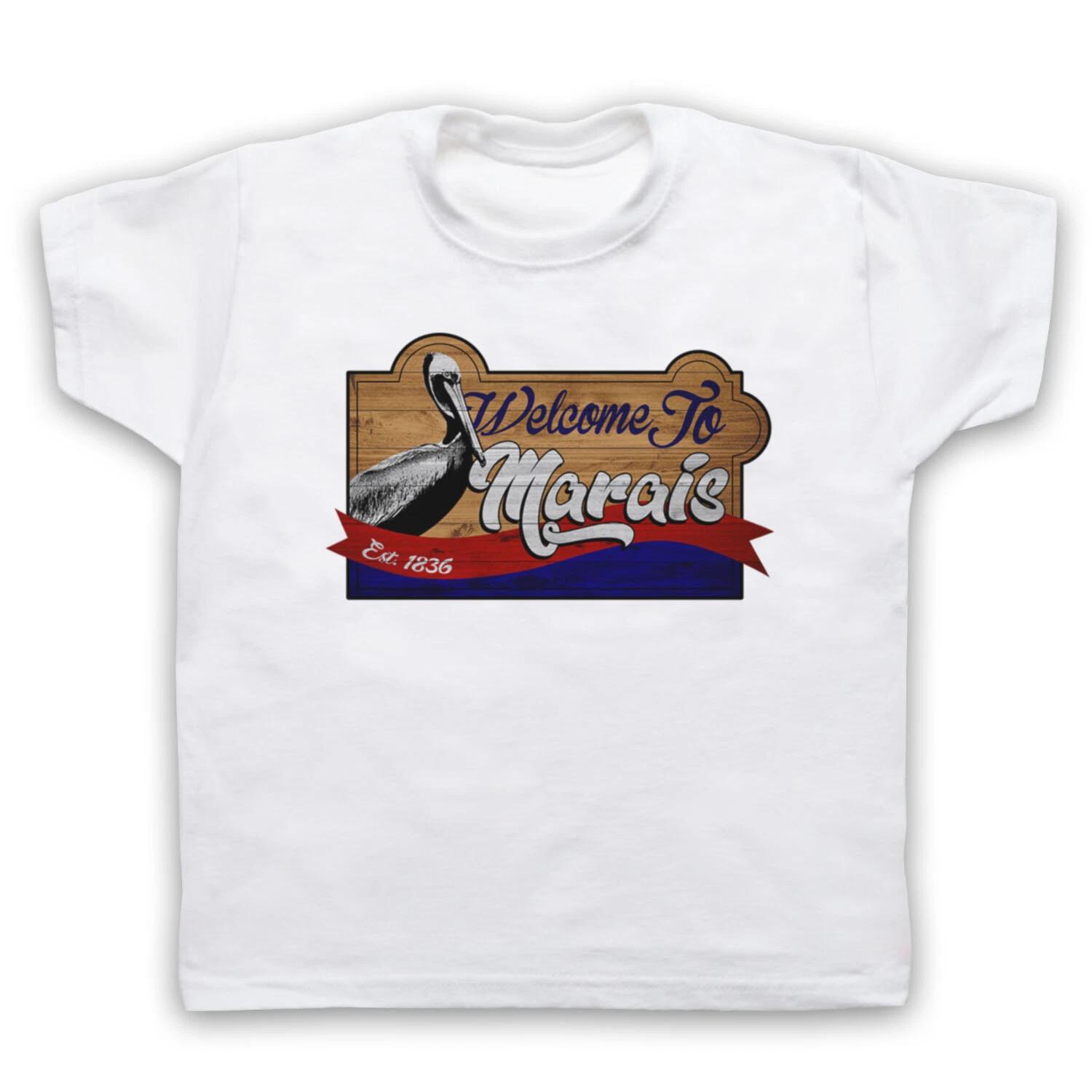 SWAMP THING WELCOME TO MARAIS SIGN GRAPHIC NOVEL COMIC KIDS CHILDS T-shirt 160