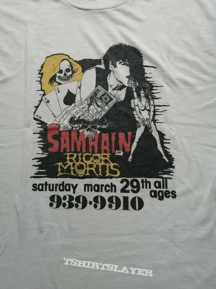 90s Samhain band Short Sleeve Unisex T shirt Basic tee Classic tee NH27366 Unisex T-Shirt S
