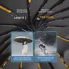 Luxury Automatic Folding Umbrella for Men – Large, Storm-Resistant, Dual-Use for Sun and Rain.