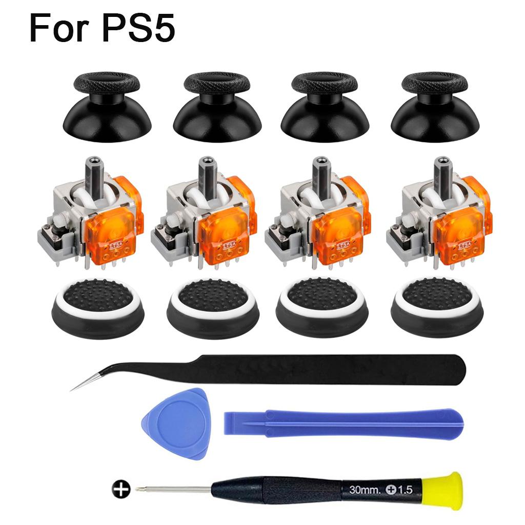 Joystick Elettromagnetici TMR Sostituzione per Controller PS5 Xbox one Stick Anti-Drift con Accessori per Thumbstick Strumento di Riparazione