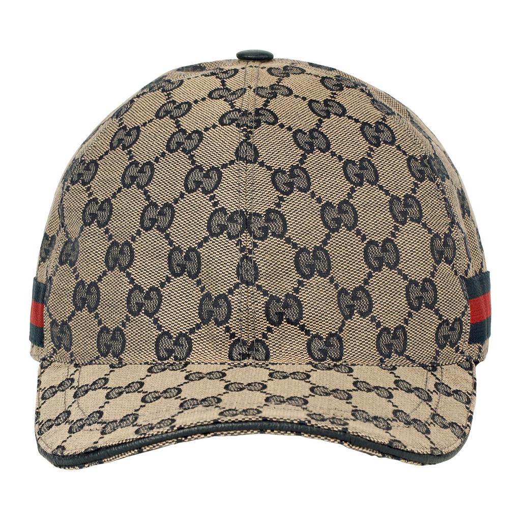 Gucci Original GG Canvas Baseball Hat With Web 'Beige Blue' Men's 696845-4HAQQ-4068