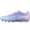 Li Ning Soccer Shoes Men's Low Top Blue Purple YSFU039-1