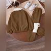 Kids Cartoon Casual Fashion Outfit Set Long Sleeve Top & Pants