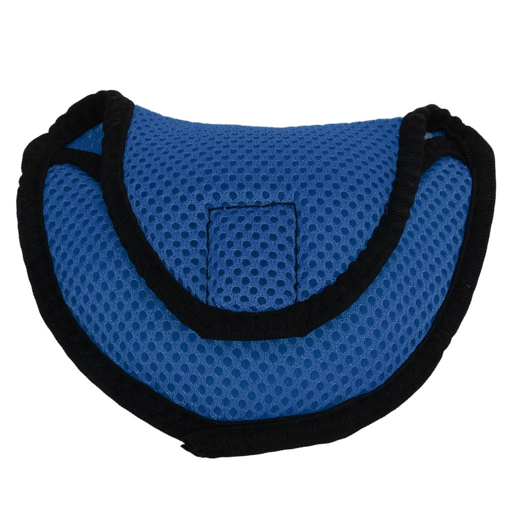 D Type Mallet Putter Head Cover Woven Golf Headcover Protector Bag with Fastening Tape
