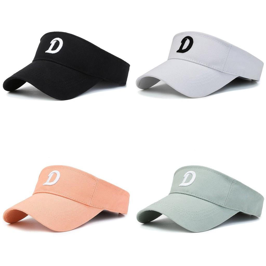 Embroidered D Letter Spring Couple Sun Hat Mountaineering Breathable Top Empty