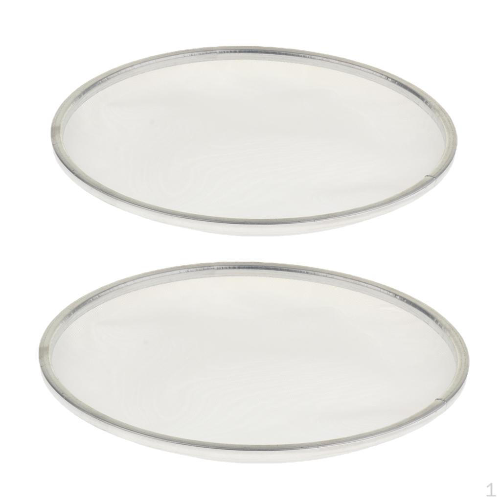 

2 -Ply Mesh Drum Head Set Silent Drumheads White Bass Parts