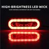 2/4Pcs Demon Eye 12-24V Truck Side Light Super Bright Signal Light LED Side Marker Lights for Trailers Construction Vehicle UTV