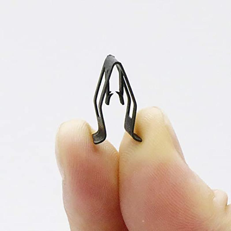 10 stk. Universel Bil Midterkonsol Instrumentbræt Fastgørelsesnitte Fastgørelseselement U-type Clips Til Alle Biler Panelbeklædning Metalclip