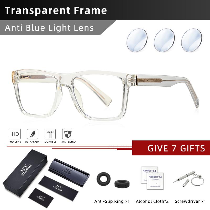 

CLLOIO Новые спортивные очки для чтения, оправы для очков для верховой езды на открытом воздухе, модные оптические очки для коррекции зрения по рецепту 0