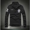 Men's New Fashion Slim Fit Long Sleeve Polo Shirt Casual Cotton Tee