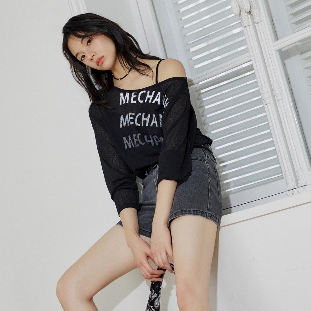 LAP Mechanism One-Shoulder T-Shirt Ar2Ct564
