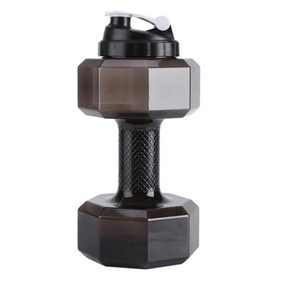 Large Capacity Dumbbell Shaped Exercise Sports Water Bottle Fitness Gym Training Cup