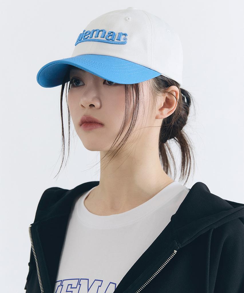 LIEMAR Embossed Embroidery Two-Tone Ball Cap Blue