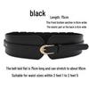 Women's Ultra-Wide Elastic Waistband Belt: Retro Pin Buckle, High-Quality Stretch Leather, Perfect for Skirts and Sweaters.