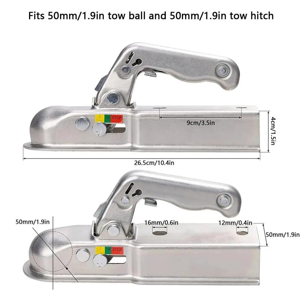 50Mm Trailer Tow Connector Towball Protector Head Connector Trailer Part