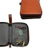 Artificial Crankbait Fishing Tackle Binder Bag Fishing Lure Bag Spoon Baits Trout Lure Wallet PU Leather Organizers Bag