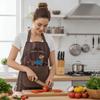 Detachable Hand Wipe Kitchen Oil Resistant Apron Dirt-Proof Catering Work Clothes  Home Use