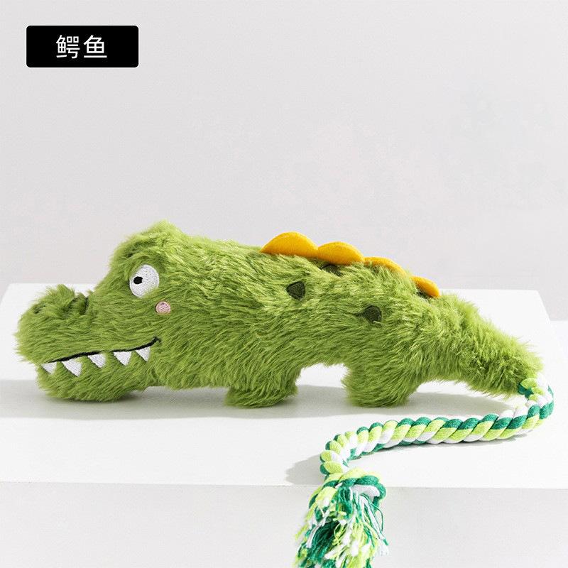 Dog Toys Shoes Pet Cotton Rope Slippers Sound Making Toys Teeth Cleaning Built-in BB Airbag Round Ball Bell Various
