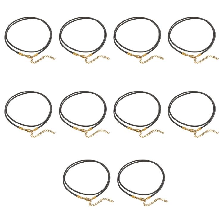 Fashionable Stainless Steel Necklace Cord Handcraft Flexible Length for Fashion Enthusiasts