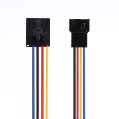 New 2PCS 5Pin To 4Pin Standard PC Fan Cable Adapter 17.5cm For Dell