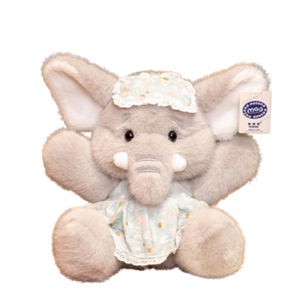 Soft Elephant Plush Doll PP Cotton Stuffed Elephant Toy Hugging Plush Toy Birthday Parties