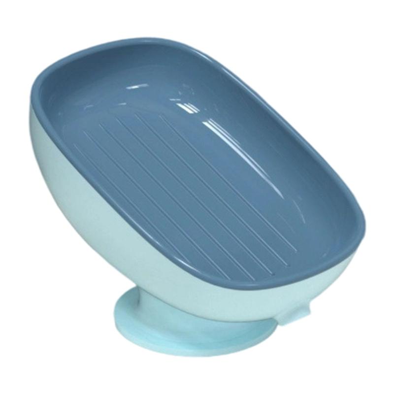 Simple Soap Box Holder For Bathroom And Kitchen Sink Case Soap Holder Innovative Draining Soap Dish синий